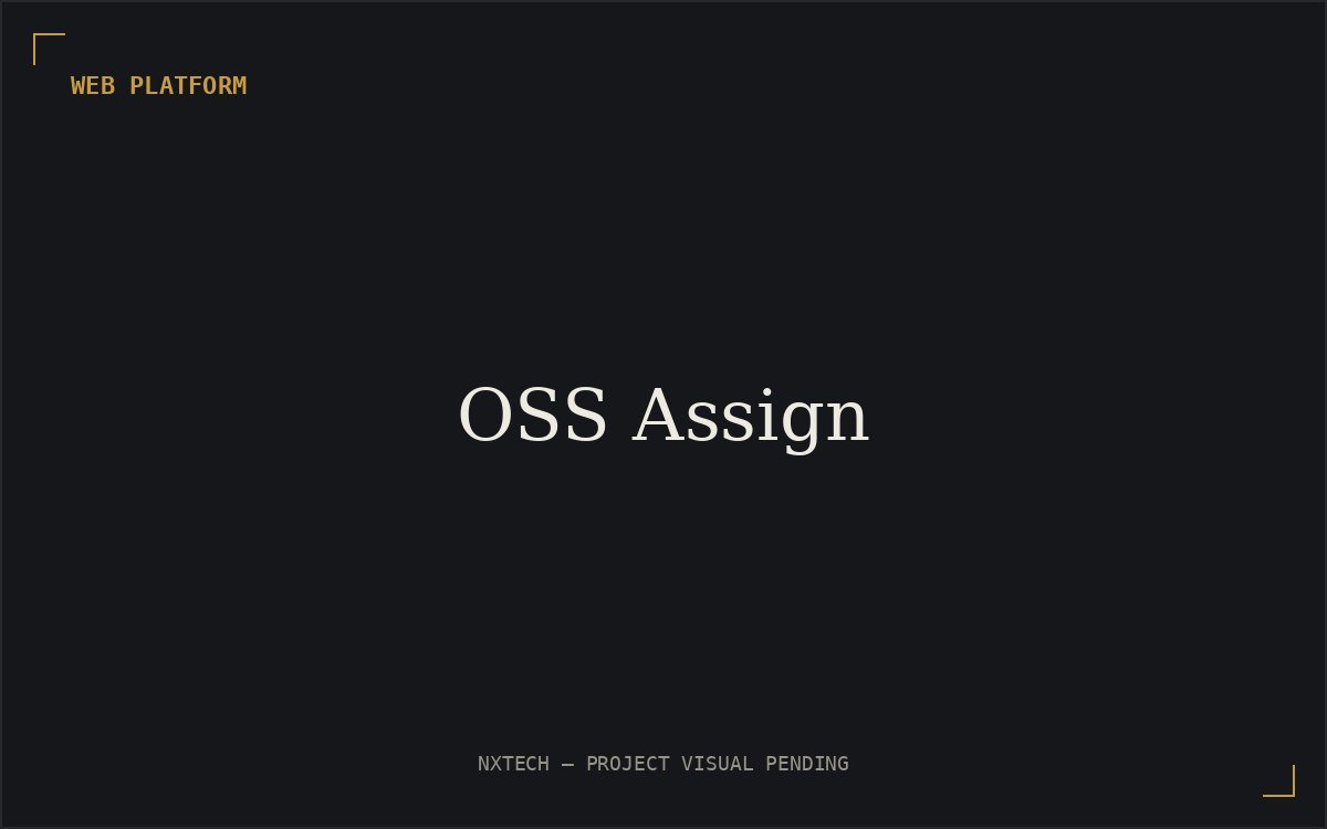 OSS Assign web platform preview